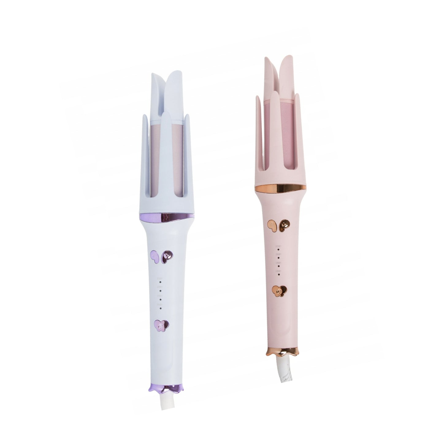 Pinza giratoria para hacer rizos