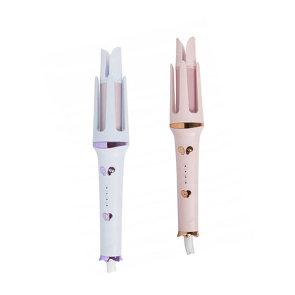 Pinza giratoria para hacer rizos