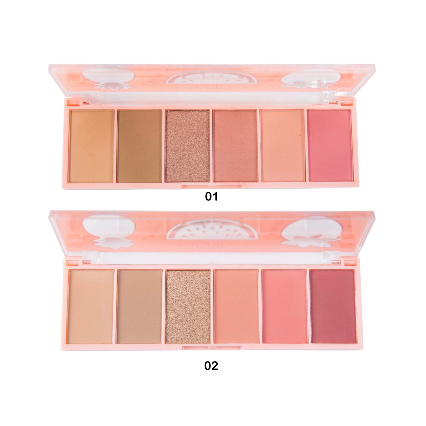 Paleta rubor e iluminador Ushas