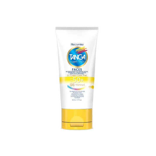 Bloqueador solar facial 50 SPF Tanga